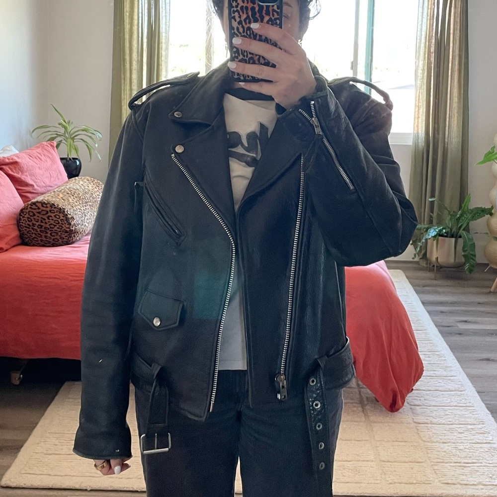 Genuine Leather Black Jacket